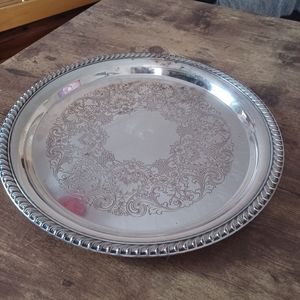 WM Rogers Silver serving platter